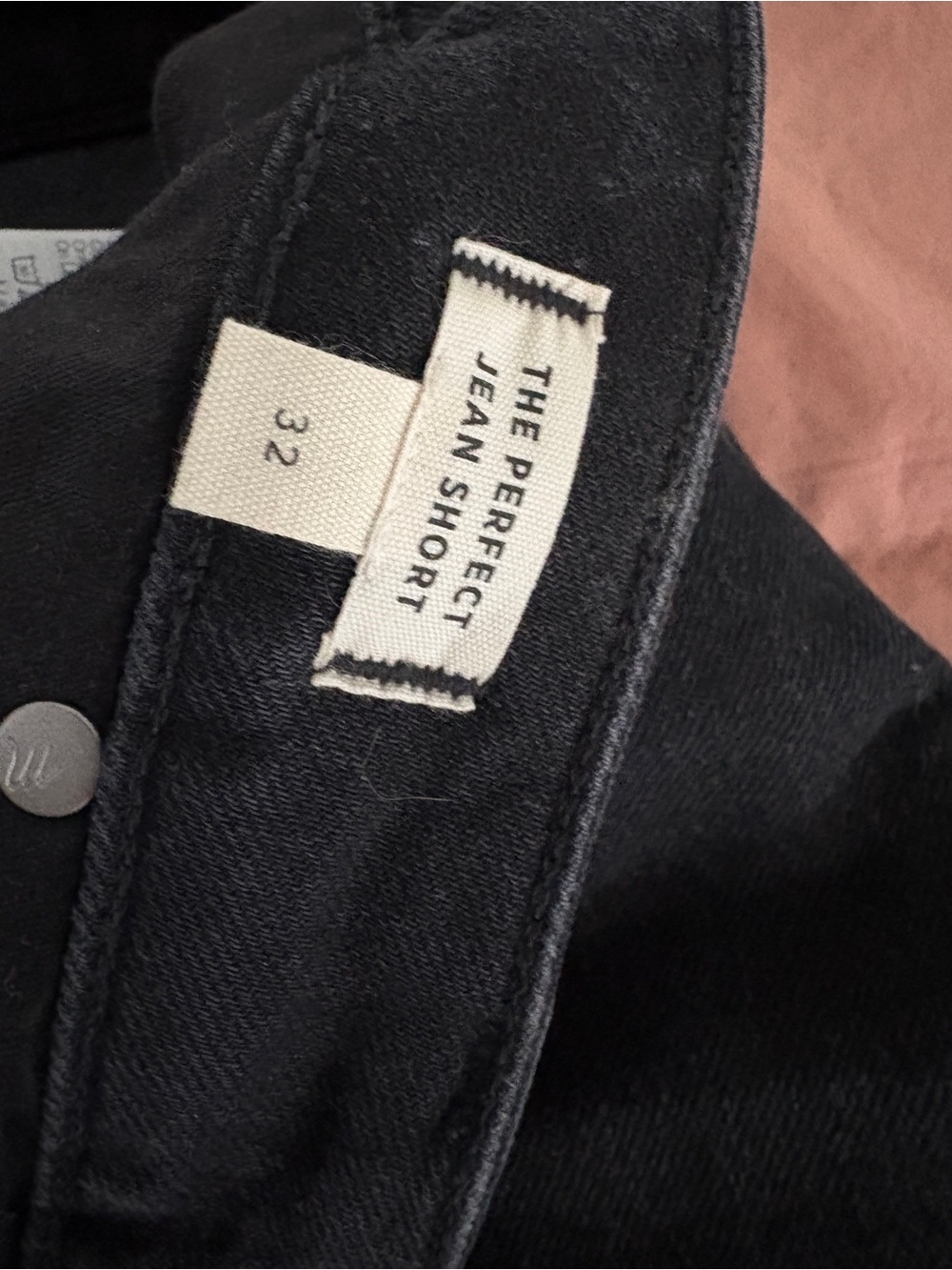 Madewell Black High-Rise Denim Cutoff Shorts - Picture 4 of 5